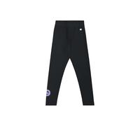 Champion Legacy Girl - Graphic Leggings, Pantaloni della Tuta Bambina, Black (KK001),