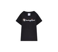 Champion Legacy Girls T-Shirt, Nero, M Bambine e Ragazze