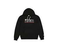 Champion Legacy-Graphic Hoodie Felpa con Cappuccio, Nero (Kk001), XS Uomo