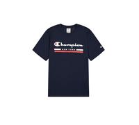 Champion Legacy Graphic Shop Authentic (220249) -Crewneck T-Shirt, Blu Marino, S Uomo