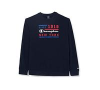 Champion Legacy Graphic Shop Authentic Powerblend Terry Crewneck Felpa, Blu Marino, XXL Uomo