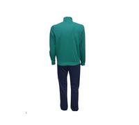Champion Legacy Graphic Shop Authentic Sweatsuits B-Ultralight Spring Terry High-Neck Full-Zip Tuta Sportiva, Verde Bosco/Blu Marino, L Bambini e Ragazzi