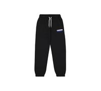 Champion Legacy Graphic Shop B (306841) -Ultra-Light Soft Compact Powerblend Fleece Elastic Cuff Pantaloni da Tuta, Nero, 5-6 Anni Bambino
