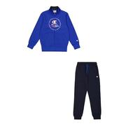 Champion Legacy Graphic Shop B (306844) - Ultra-light Soft Compact Powerblend Fleece High-neck Tuta sportiva, Blu Profono/Blu Marino (BAI/NNY), 9-10 anni Bambini e Ragazzi FW24