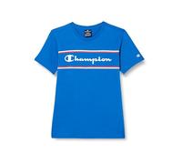 Champion Legacy Graphic Shop B - Authentic S/S Crewneck T-Shirt, Blu Scuro, 11-12 Anni Bambini e Ragazzi SS24