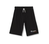 Champion Legacy Graphic Shop B - Light Cotton Jersey Long Bermuda Pantaloncini, Nero, 9-10 Anni Bambini e Ragazzi SS24