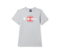 Champion Legacy Graphic Shop C S/S T-shirt, Grigio Melange Chiaro, 5-6 anni Bambini e ragazzi