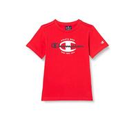 Champion Legacy Graphic Shop C S/S T-shirt, Rosso, 7-8 anni Bambini e ragazzi