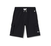 Champion Legacy Icons B - Ultralight Spring Terry Cargo Pantaloncini, Nero, 9-10 Anni Bambini e Ragazzi SS24