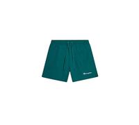 Champion Legacy Icons Beachshorts - Crinkle Taslon Small Script Logo Brief Costume a Pantaloncino, Nero, S Uomo SS24