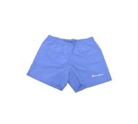Champion Legacy Icons Beachshorts - Crinkle Taslon Small Script Logo Costume a Pantaloncino, Blu Jeans, S Uomo SS24
