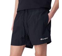 Champion Legacy Icons Beachshorts-Crinkle Taslon Small Script Logo Costume a Pantaloncino, Nero, XL Uomo
