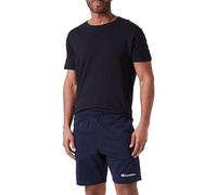 Champion Legacy Icons Pants-Small Script Logo Athletic Jersey Combed Bermuda Pantaloncini, Blu Marino, XS Uomo