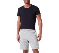 Champion Legacy Icons Pants - Small Script Logo Athletic Jersey Combed Bermuda Pantaloncini, Grigio Melange, M Uomo SS24