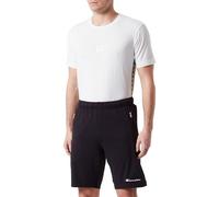 Champion Legacy Icons Pants-Small Script Logo PRO-Jersey Zip Bermuda Pantaloncini, Nero, XL Uomo