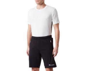 Champion Legacy Icons Pants - Small Script Logo PRO-Jersey Zip Bermuda Pantaloncini, Nero, XL Uomo SS24