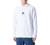 Champion Legacy Icons Plus - Heavy Spring Terry Felpa con Cappuccio, Bianco, Uomo SS24