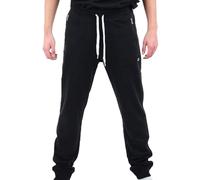 Champion Legacy Icons - Powerblend Terry C-Logo Zip Rib Cuff Pantaloni da Tuta, Nero, S Uomo SS24