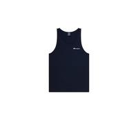Champion Legacy Icons - Small Script Logo S/L Tank Canotta, Blu Marino, L Uomo SS24