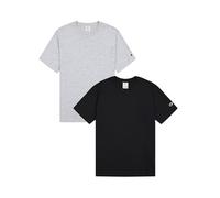 Champion Legacy-Icons 2 Pack Crewneck T-Shirt, Grigio (Em021), L (Pacco da 2) Uomo
