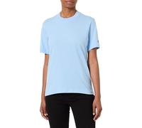 Champion Legacy Icons W-Relaxed Back Logo S/S Crewneck T-Shirt, Celeste, L Donna