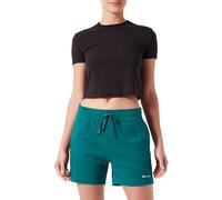 Champion Legacy Icons W-Small Script Logo PRO-Jersey Pantaloncini, Verde Bosco, S Donna