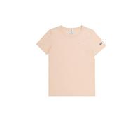 Champion Legacy Icons W - Small Script Logo S/S Crewneck T-Shirt, Rosa Pesca, S Donna SS24