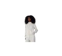 Champion Legacy Icons W - Spring Terry Small Script Logo High-Neck Full-Zip Felpa, Bianco Sporco, Donna SS24