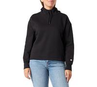 Champion Legacy Legacy American Classics W - Light Powerblend Fleece Boxy Felpa con Cappuccio, Nero, Donna FW23