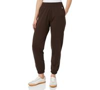 Champion Legacy Legacy American Classics W - Light Stretch Fleece High-Waist Elastic Cuff Pantaloni da Tuta, Marrone, Donna FW23