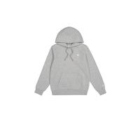 Champion Legacy Legacy Basics W - Light Powerblend Fleece Felpa con Cappuccio, Grigio Melange Chiaro, Donna FW23
