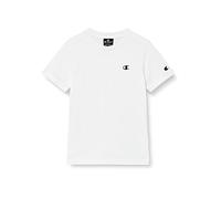 Champion Legacy Legacy Champion Basics B - S-S Crewneck T-Shirt, Bianco, 7-8 Anni Bambino FW23