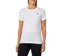 Champion Legacy Legacy Basics W - Light Cotton Jersey S-S Regular Crewneck T-Shirt, Bianco, Donna FW23
