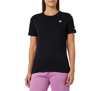 Champion Legacy Legacy Champion Basics W - Light Cotton Jersey S-S Regular Crewneck T-Shirt, Nero, Donna FW23