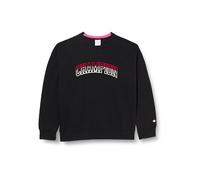 Champion Legacy Legacy Color Punch W - Light Powerblend Fleece Crewneck Felpa, Nero, Donna FW23