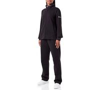 Champion Legacy Legacy Sweatsuits Easy W - Ultralight Powerblend Fleece High-neck Tuta sportiva, Nero, Donna FW23