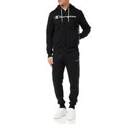 Champion Legacy Legacy Sweatsuits - Powerblend Fleece Full Zip Hooded Tuta sportiva, Nero, S Uomo FW23