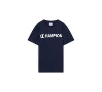 Champion Legacy - Maglietta a Maniche Lunghe da Ragazzo, con Grafica, S, Blu, Blu, S