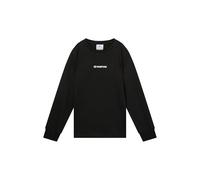 Champion Legacy - Maglietta a Maniche Lunghe da Ragazzo, con Grafica, S, Colore Nero, Nero, S