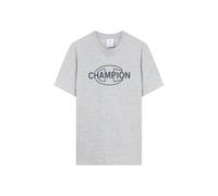 Champion Legacy - Maglietta Girocollo da Uomo, con Grafica, M, Grigio, Grigio, M