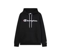 Champion Legacy Man-Big Logo Hoodie Felpa con Cappuccio, Nero (Kk001), L Uomo