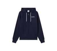 Champion Legacy Men's Graphic - Felpa con Cappuccio e Zip Intera, L, Blu, Blu, L