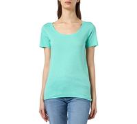 Champion Legacy Minimalist Resort W-Regular S/S Crewneck T-Shirt, Verde Acquamarina, L Donna
