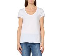 Champion Legacy Minimalist Resort W-Regular S/S V-Neck T-Shirt, Bianco, L Donna
