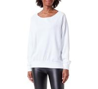 Champion Legacy Minimalist Resort W - Spring Terry Crewneck Felpa, Bianco, Donna SS24