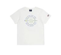 Champion Legacy Modern Basket B - Regular S/S Crewneck T-Shirt, Grigio Chiaro, 9-10 Anni Bambini e Ragazzi SS24