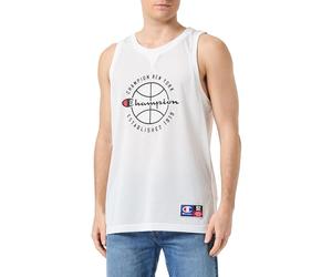 Champion Legacy Modern Basket - S/L Tank Canotta, Grigio Chiaro, S Uomo SS24
