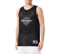 Champion Legacy Modern Basket-S/L Tank Canotta, Nero, M Uomo
