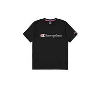 Champion Legacy Modern Sport (220381) - Train Micro Mesh Script Logo SS Crewneck T-Shirt, Nero (NBK), S Modern Sport Uomo FW24