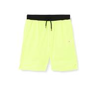 Champion Legacy Neon Spray-Soft Mesh Bermuda Pantaloncini, Giallo Fluorescente, 7-8 Anni Bambino